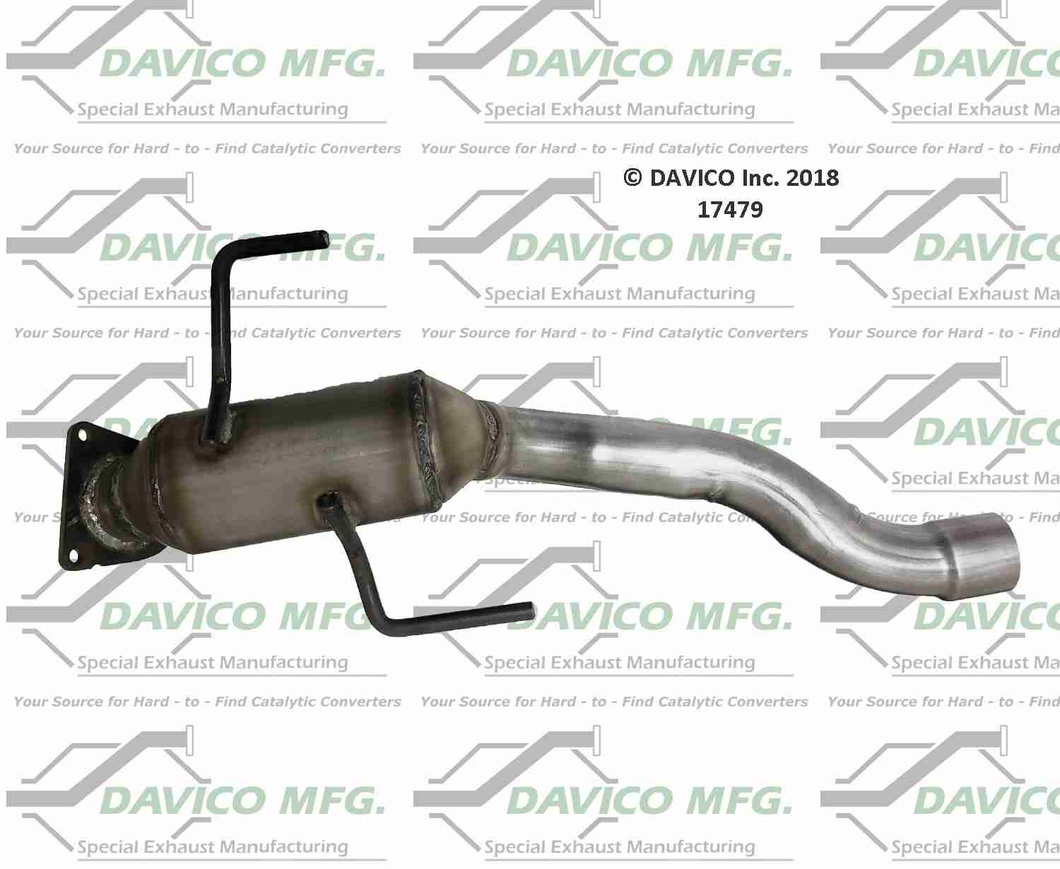 Davico Mfg Exact-Fit Catalytic Converter 17479