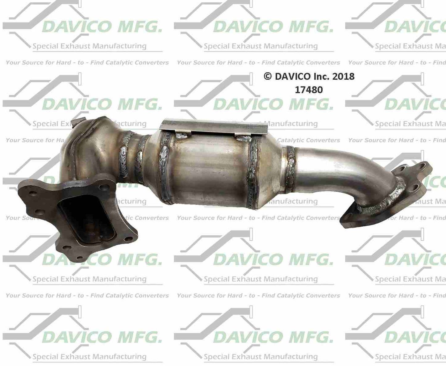 Davico Mfg Exact-Fit Catalytic Converter 17480