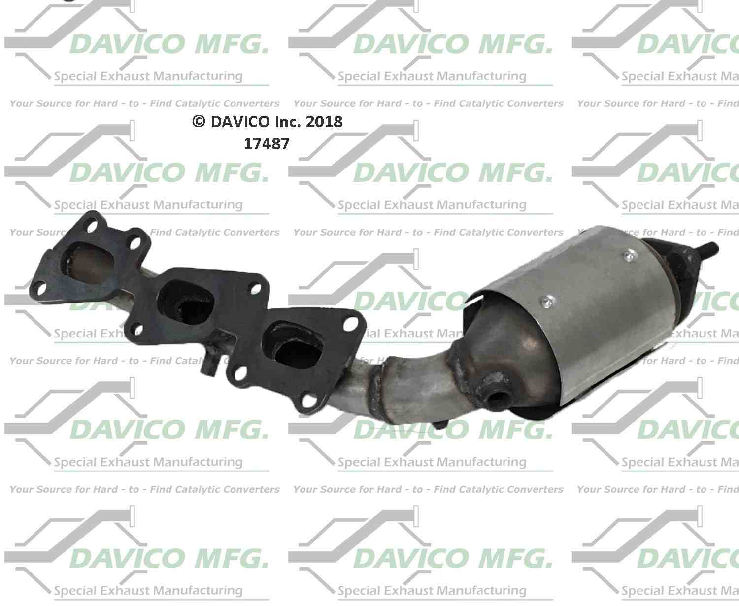 Davico Mfg Exact-Fit Catalytic Converter 17487