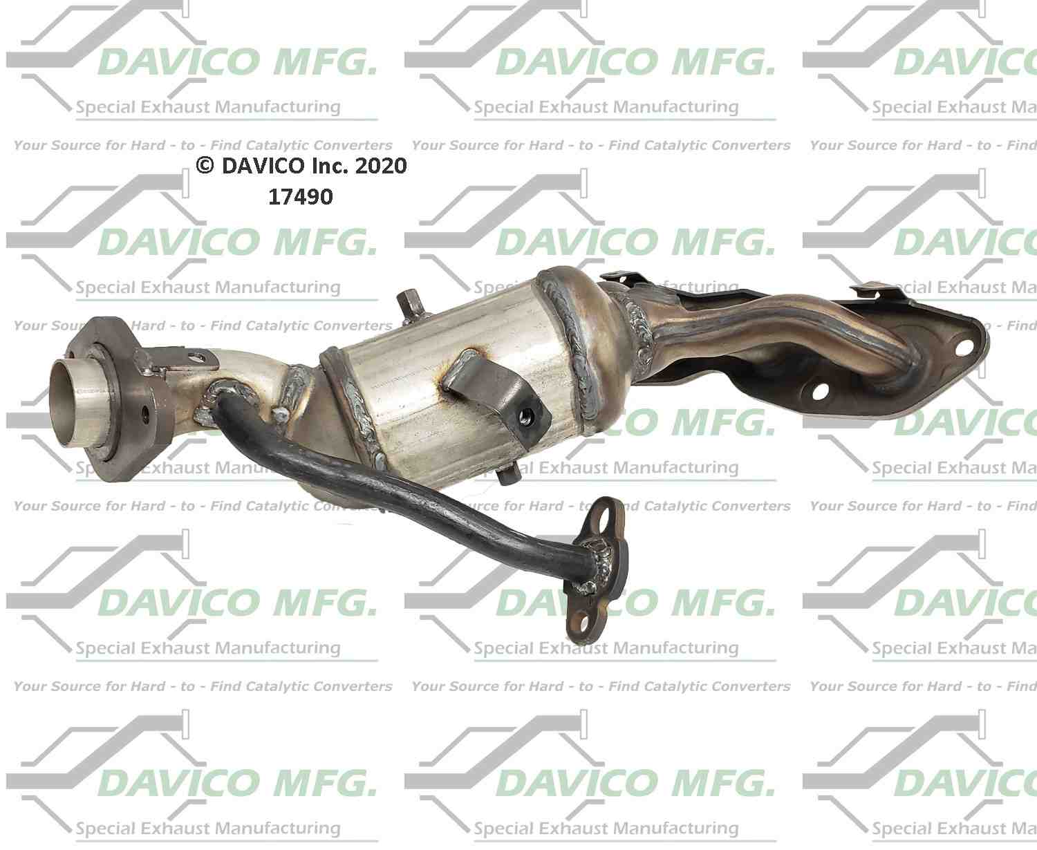 Davico Mfg Exact-Fit Catalytic Converter 17490