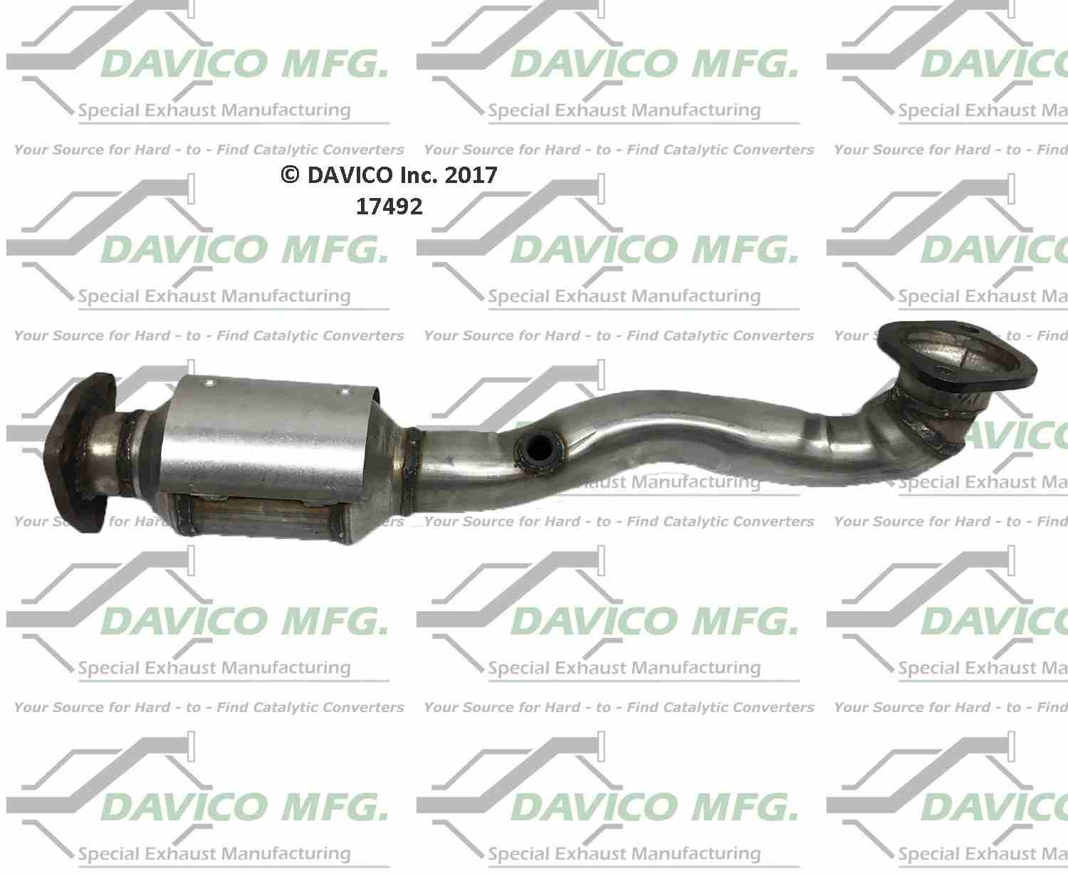 Davico Mfg Exact-Fit Catalytic Converter 17492