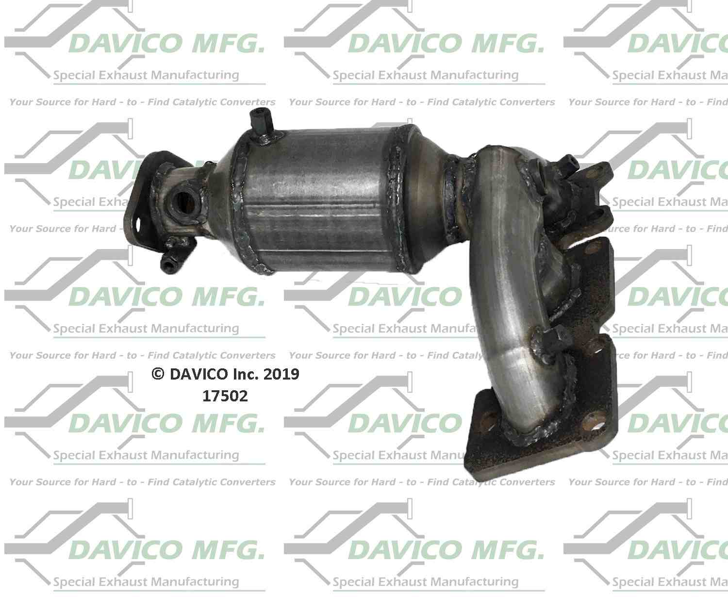 Davico Mfg Exact-Fit Catalytic Converter 17502