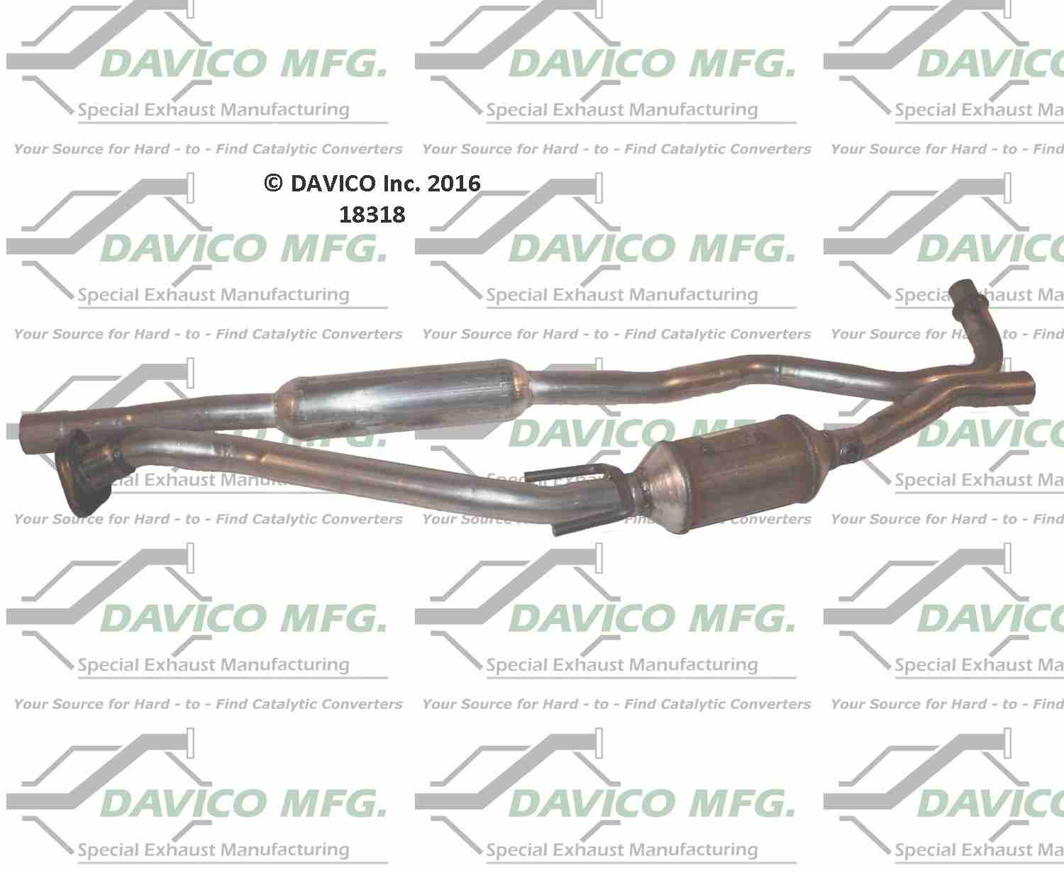 Davico Mfg Direct Fit CARB 175040