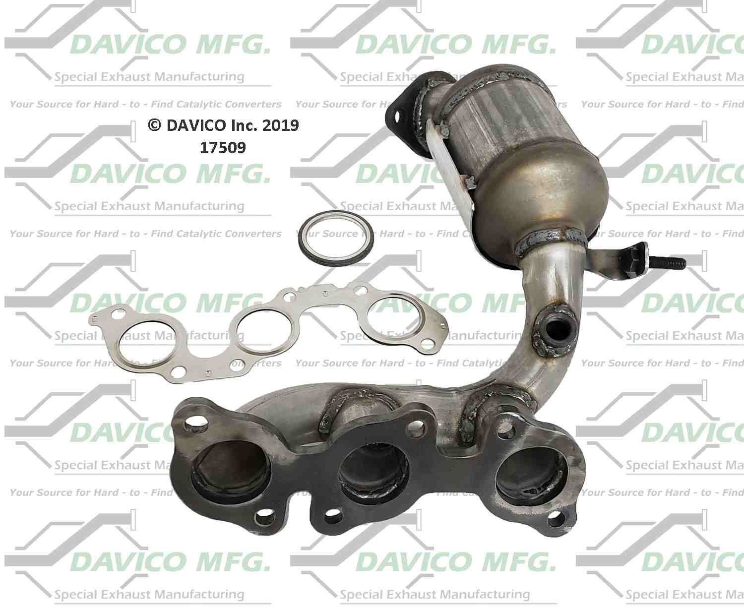 Davico Mfg Exact-Fit Catalytic Converter - Manifold 17509