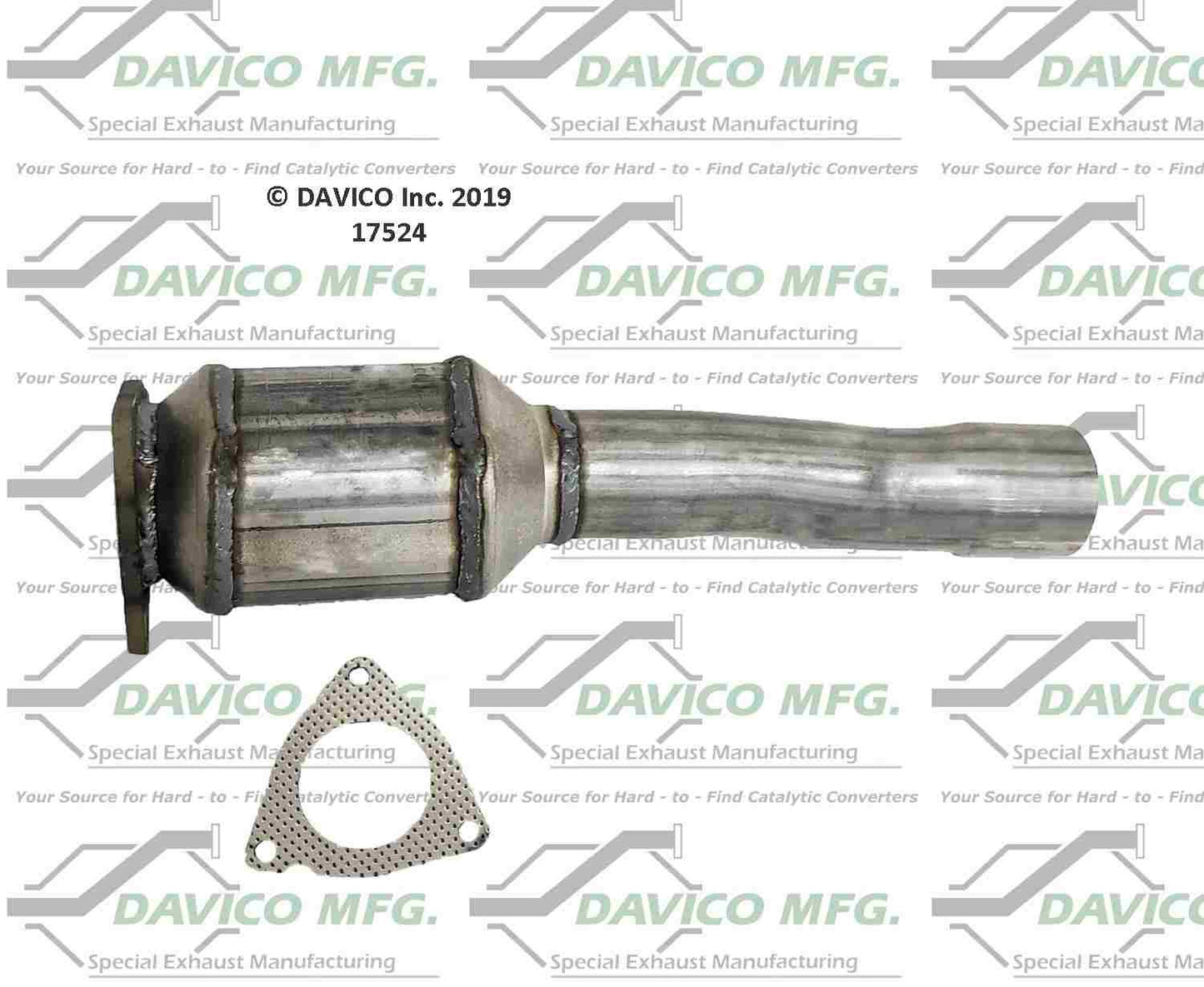 Davico Mfg Exact-Fit Catalytic Converter 17524