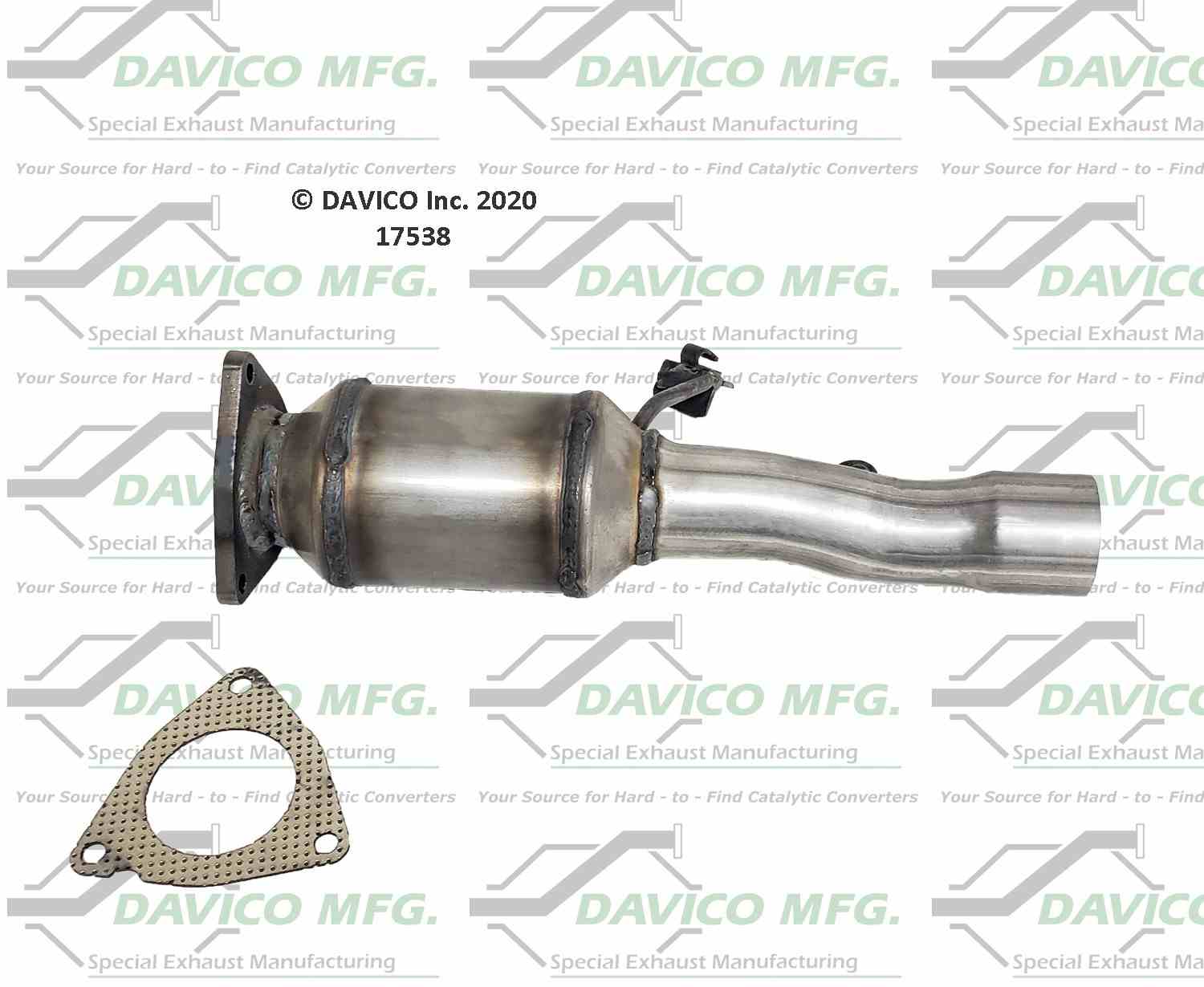 Davico Mfg Exact-Fit Catalytic Converter 17538