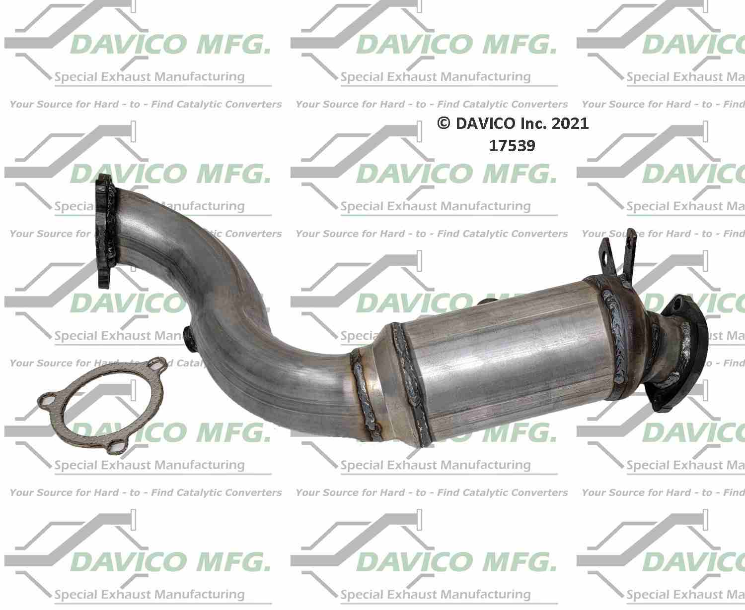 Davico Mfg Exact-Fit Catalytic Converter 17539