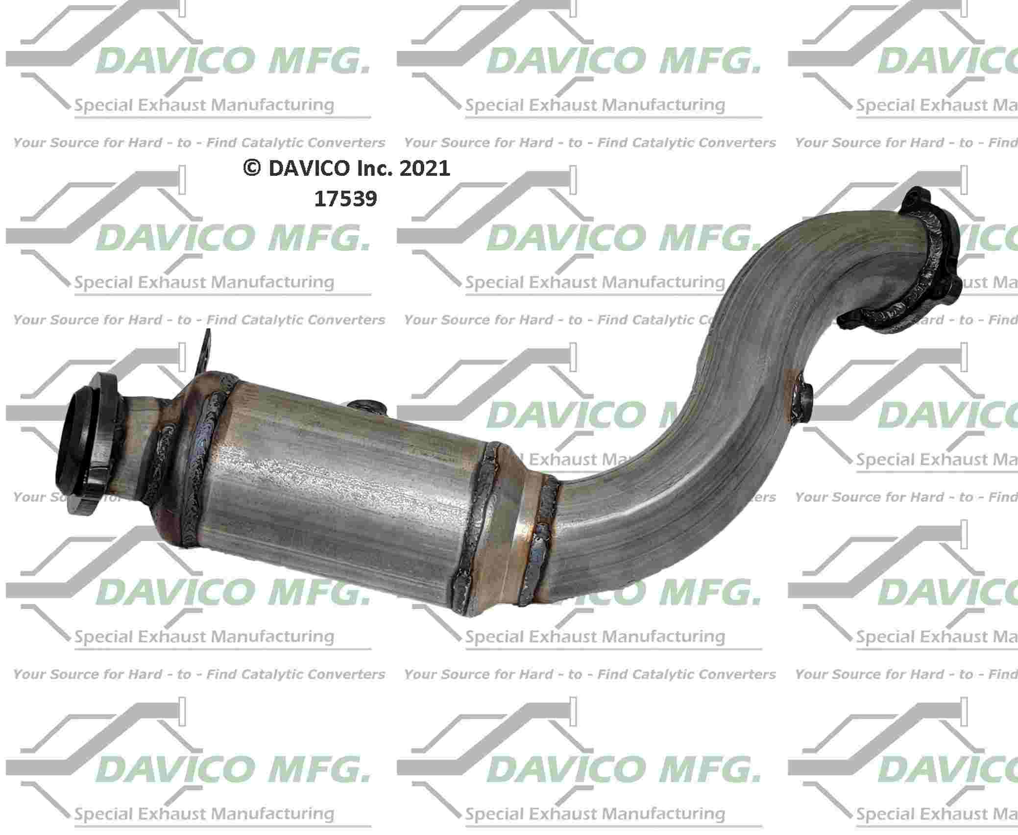 Davico Mfg Exact-Fit Catalytic Converter 17539