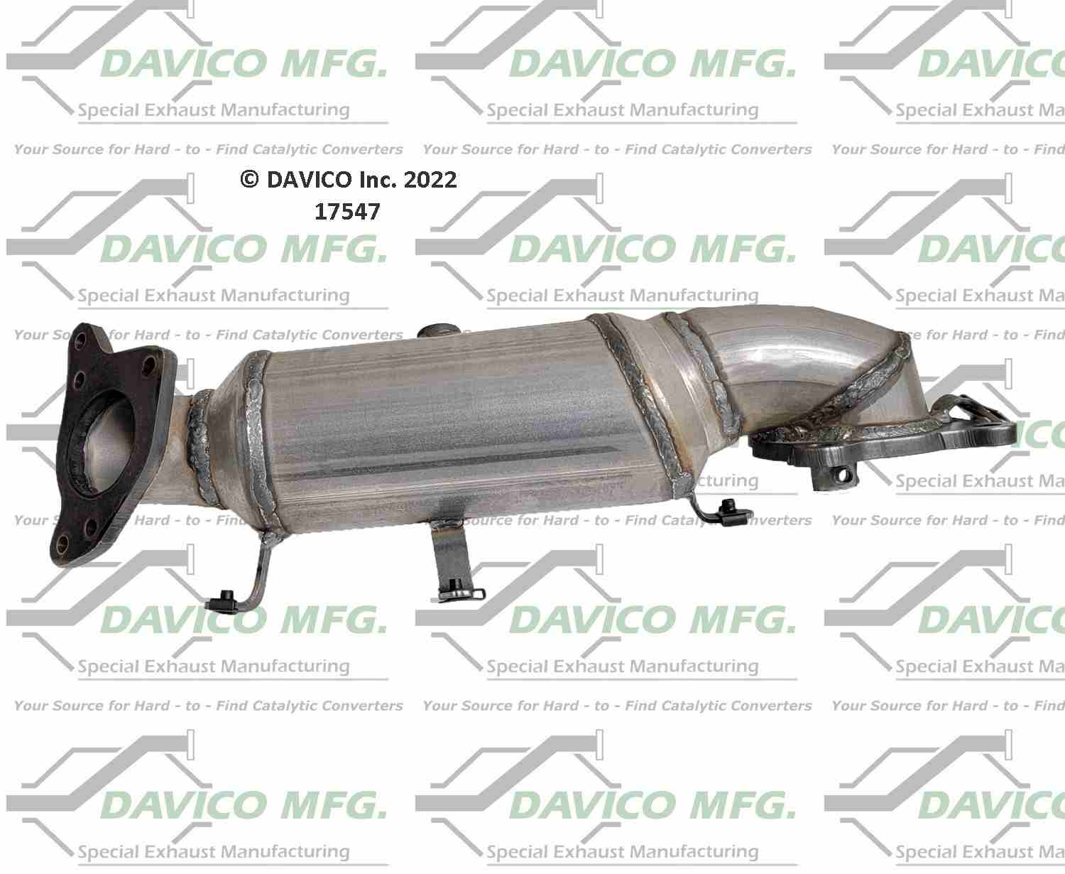 Davico Mfg Exact-Fit Catalytic Converter 17547