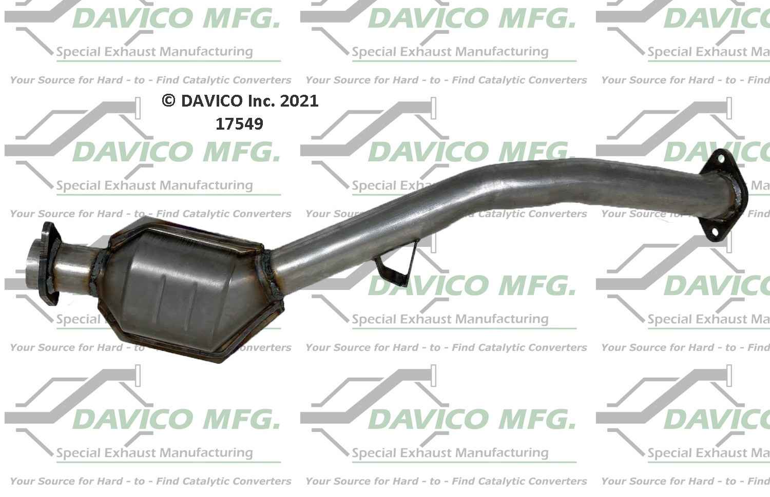 Davico Mfg Exact-Fit Catalytic Converter 17549