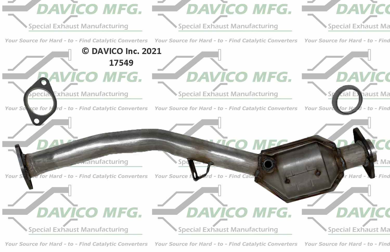 Davico Mfg Exact-Fit Catalytic Converter 17549