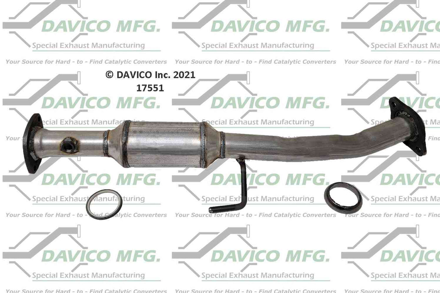 Davico Mfg Exact-Fit Catalytic Converter 17551