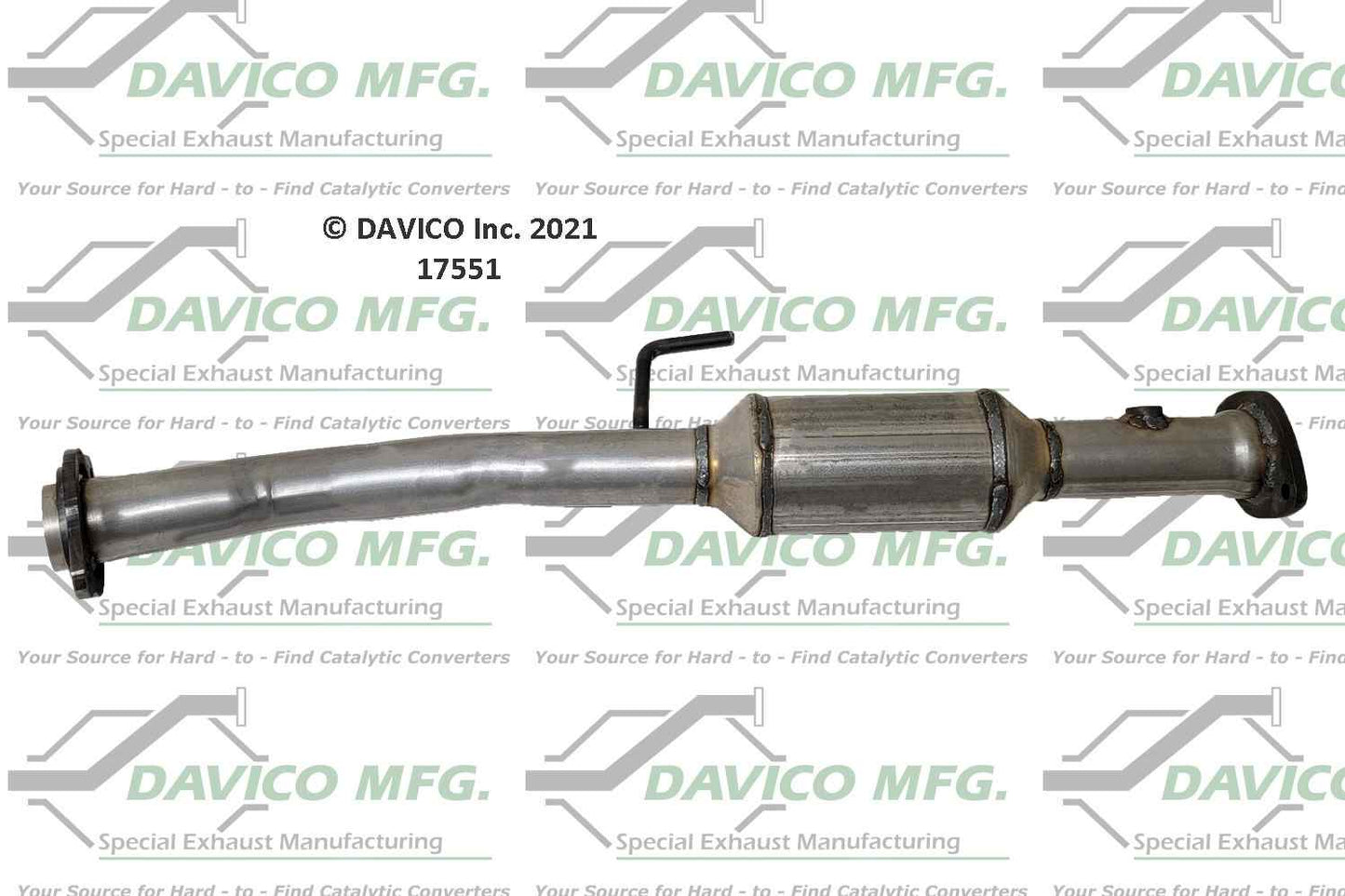 Davico Mfg Exact-Fit Catalytic Converter 17551