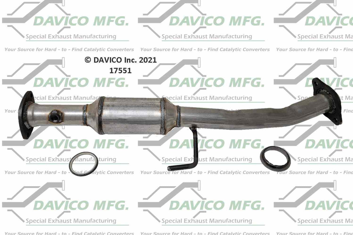 Davico Mfg Exact-Fit Catalytic Converter 17551