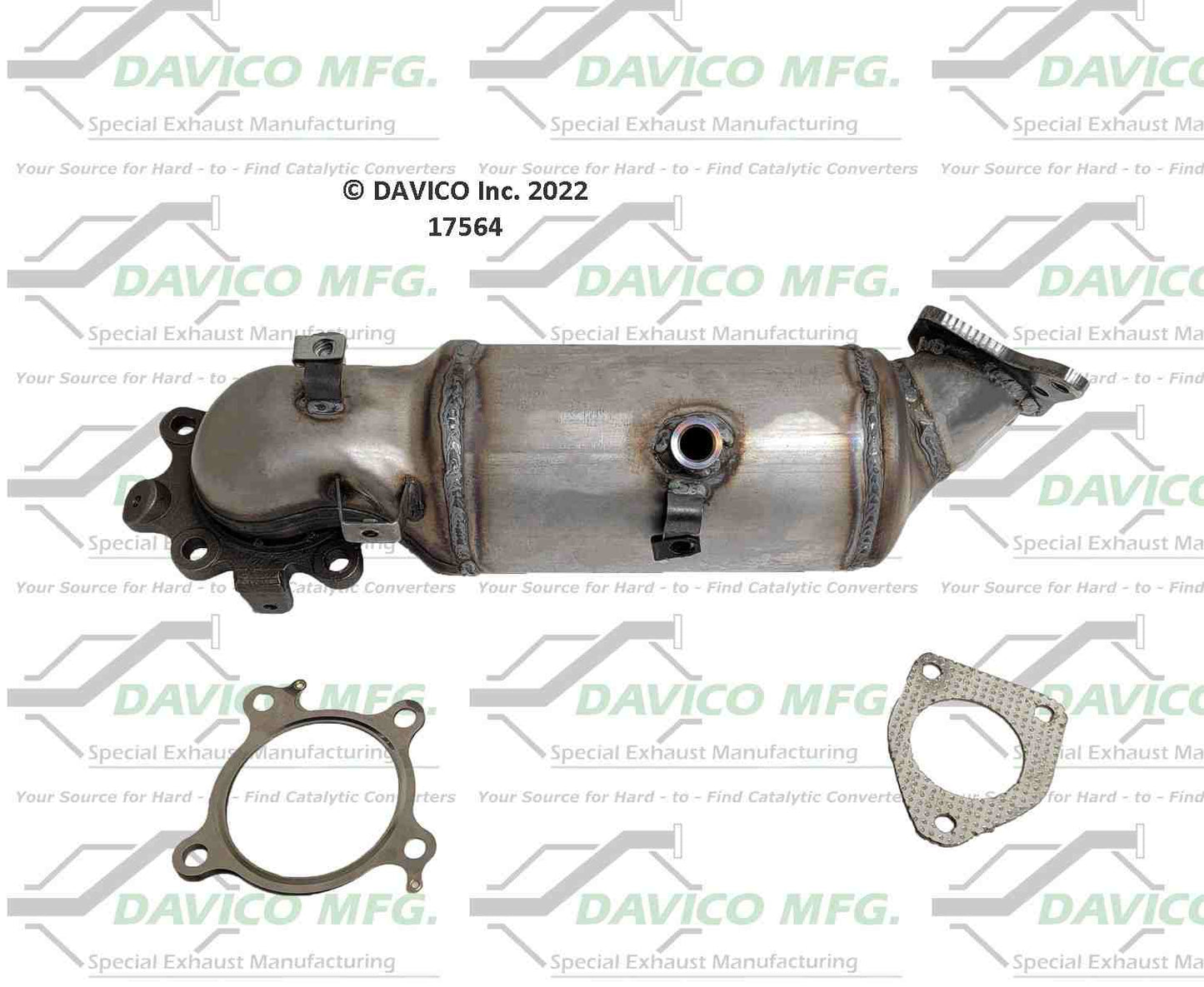 Davico Mfg Exact-Fit Catalytic Converter 17564
