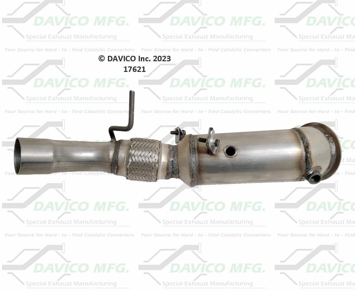 Davico Mfg Exact-Fit Catalytic Converter 17621