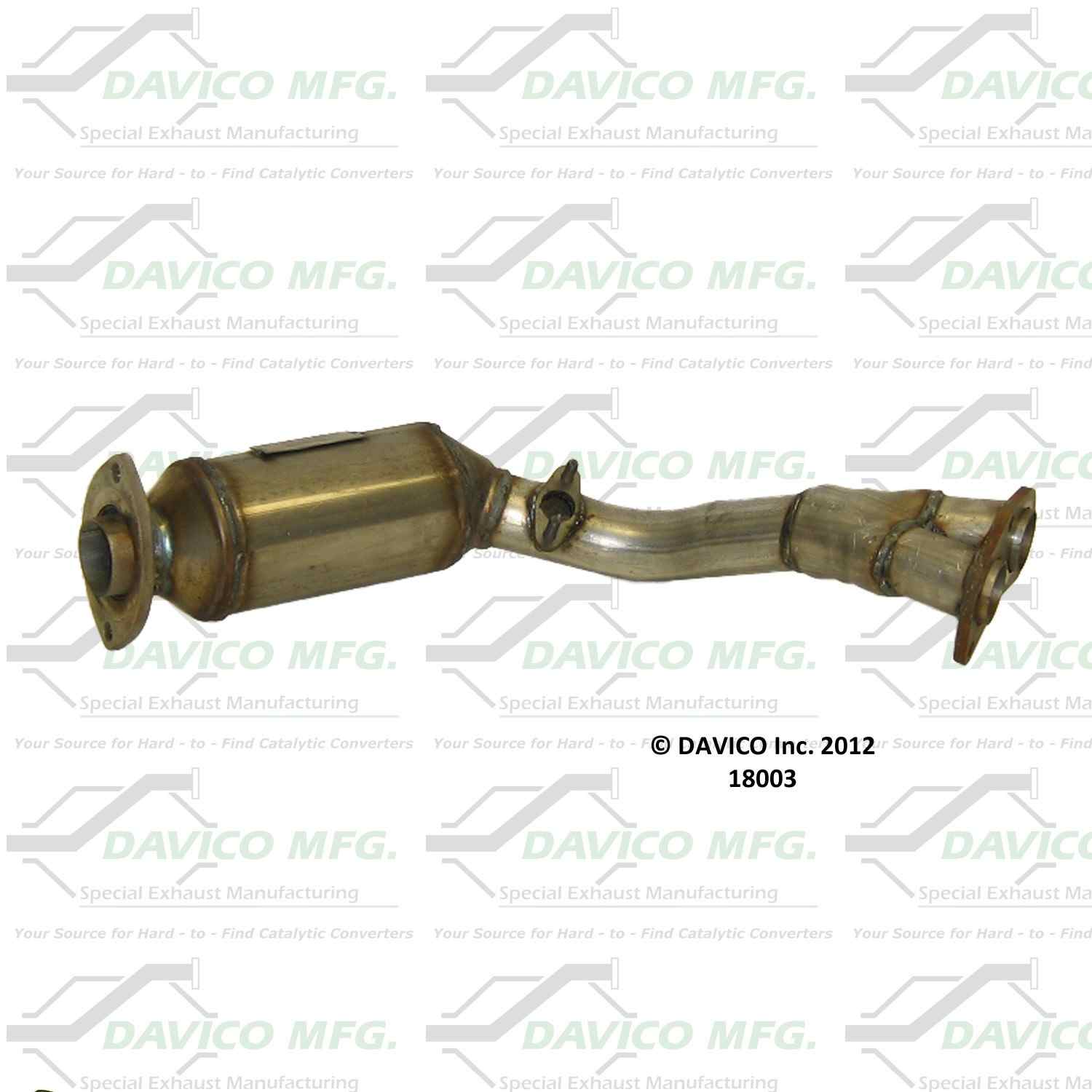Davico Mfg Exact-Fit Catalytic Converter 18003