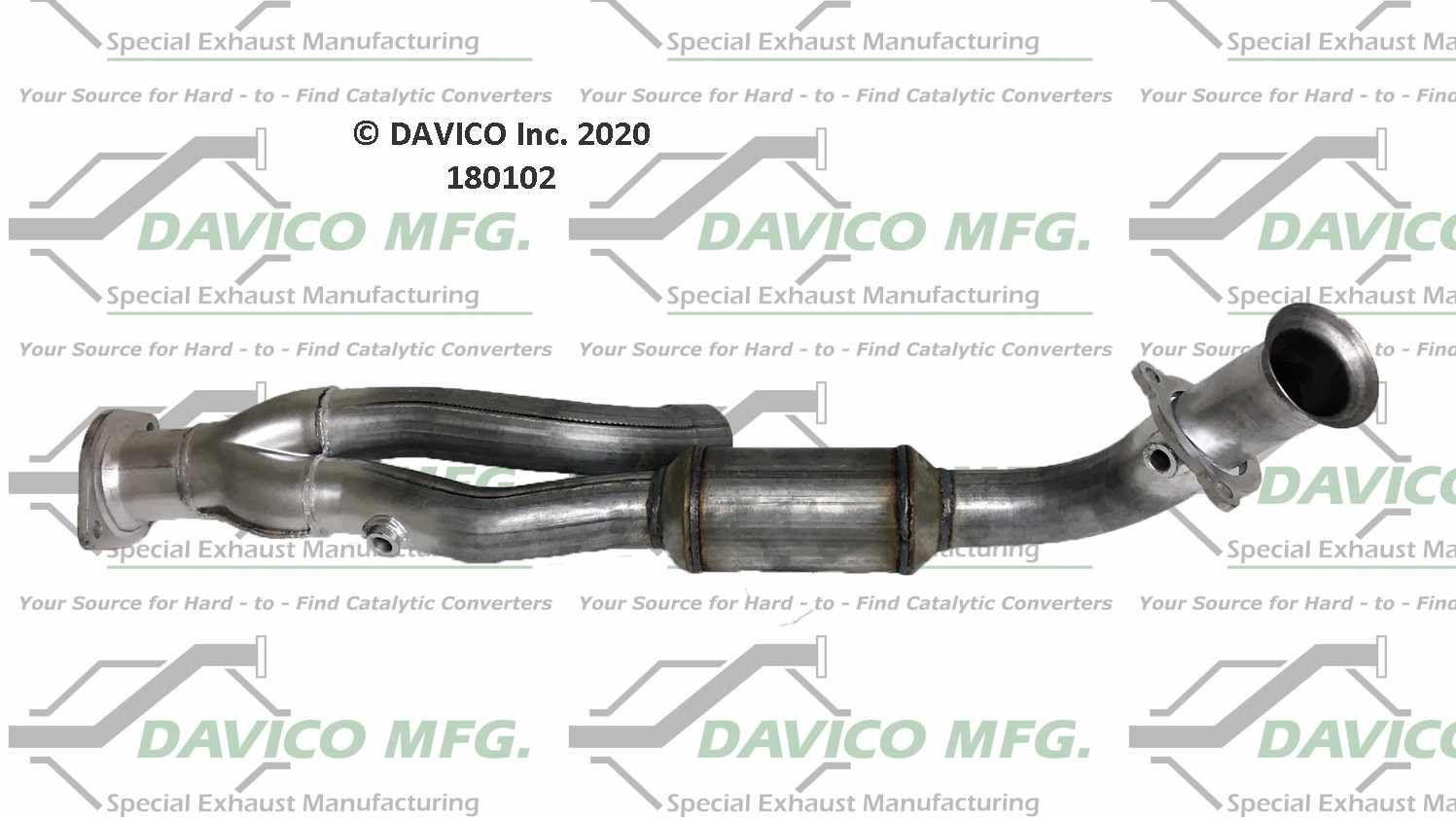 Davico Mfg Exact-Fit Catalytic Converter 180102