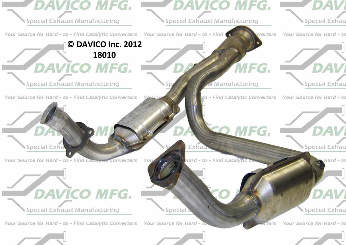 Davico Mfg Exact-Fit Catalytic Converter 18010