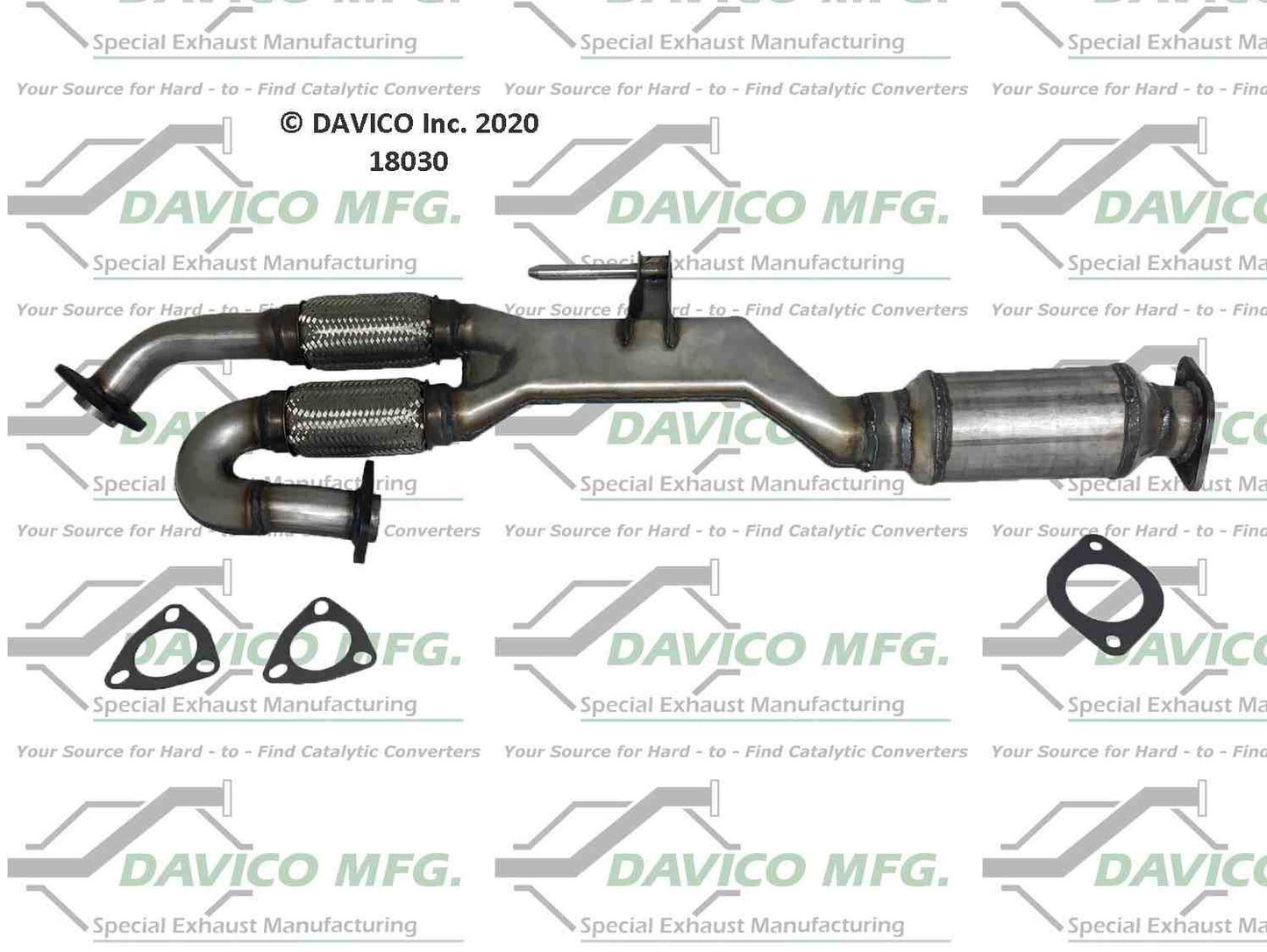 Davico Mfg Exact-Fit Catalytic Converter - 18030