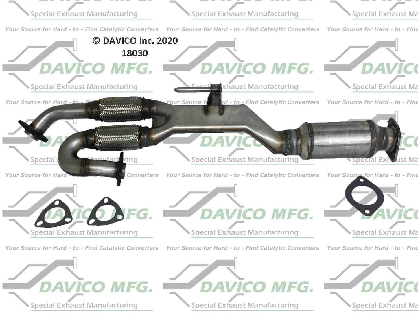 Davico Mfg Exact-Fit Catalytic Converter - 18030