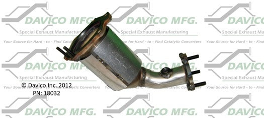 Davico Mfg Exact-Fit Catalytic Converter -Pre converter 18032