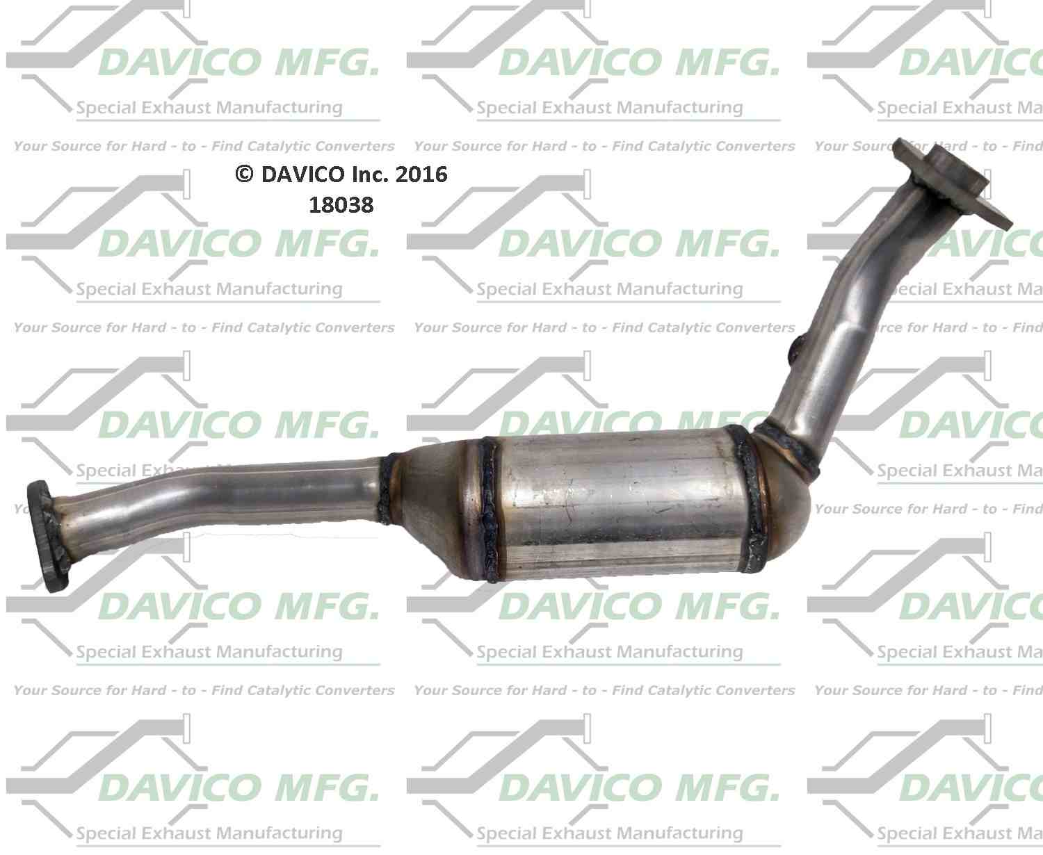 Davico Mfg Exact-Fit Catalytic Converter 18038