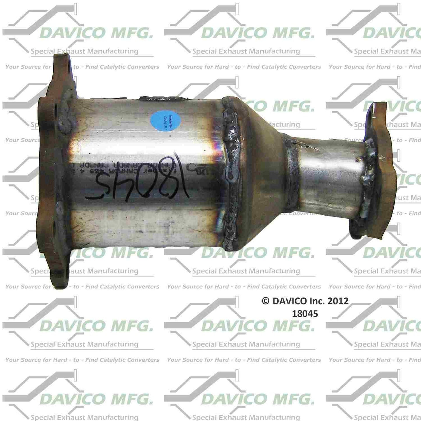 Davico Mfg Exact-Fit Catalytic Converter -Pre converter 18045