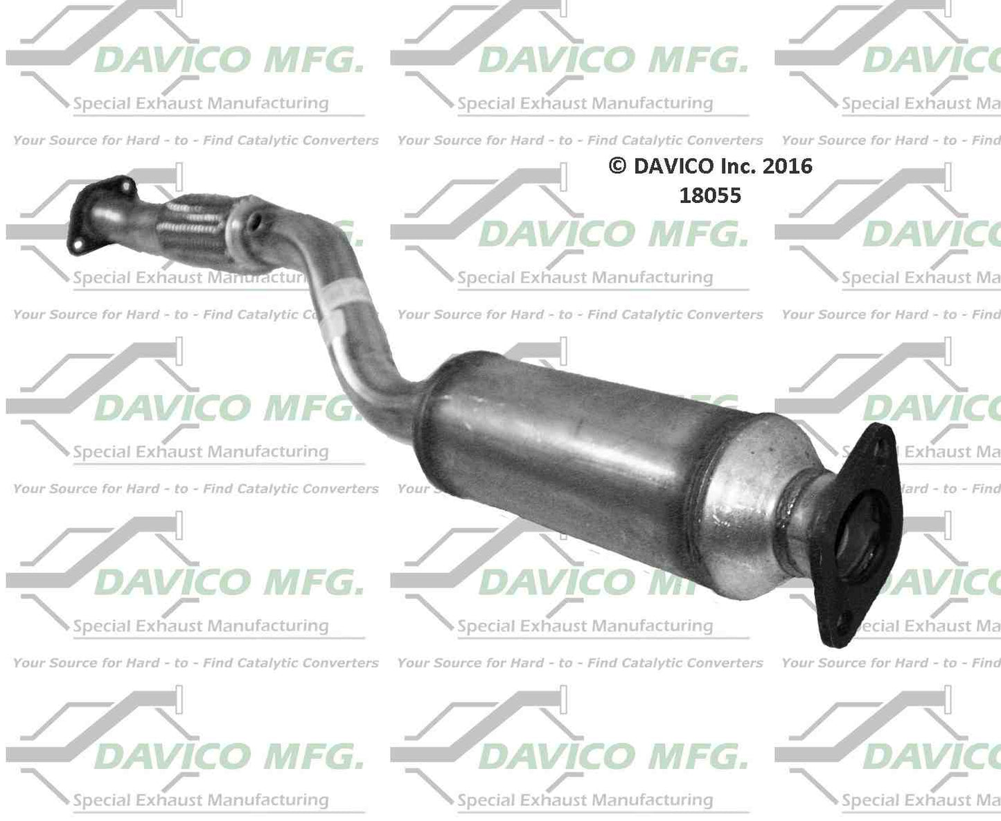 Davico Mfg Exact-Fit Catalytic Converter 18055