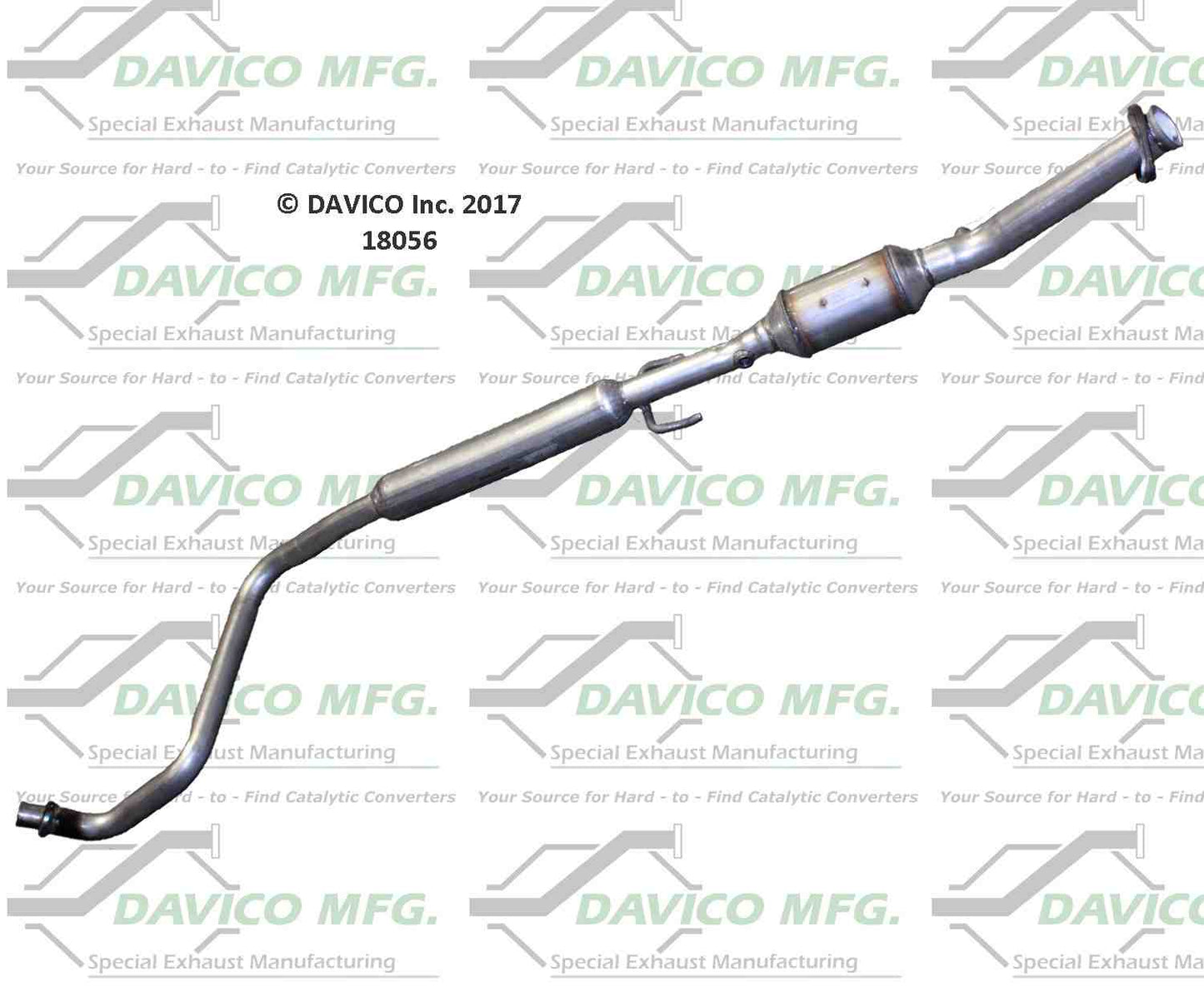 Davico Mfg Exact-Fit Catalytic Converter 18056