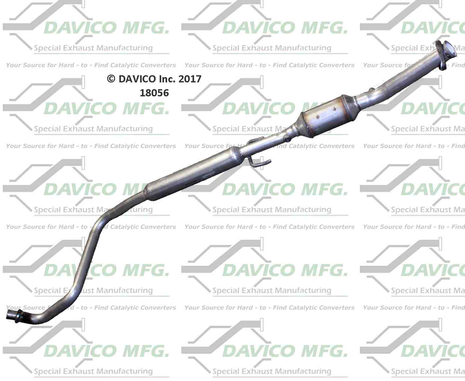 Davico Mfg Exact-Fit Catalytic Converter 18056