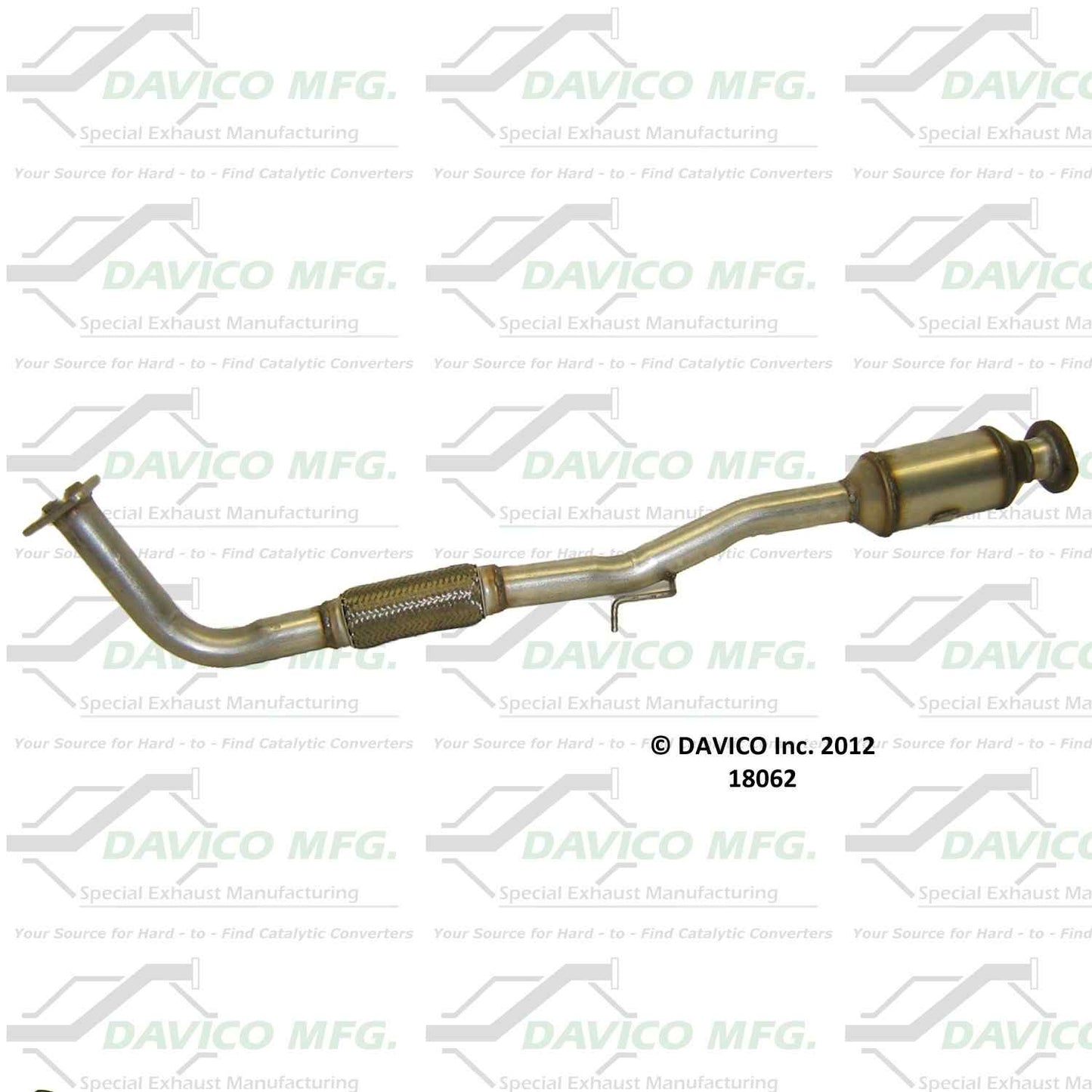 Davico Mfg Exact-Fit Catalytic Converter 18062