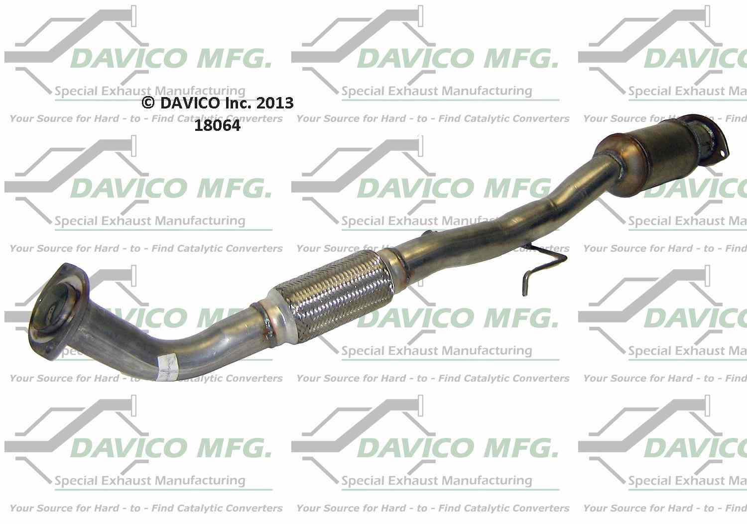 Davico Mfg Exact-Fit Catalytic Converter 18064