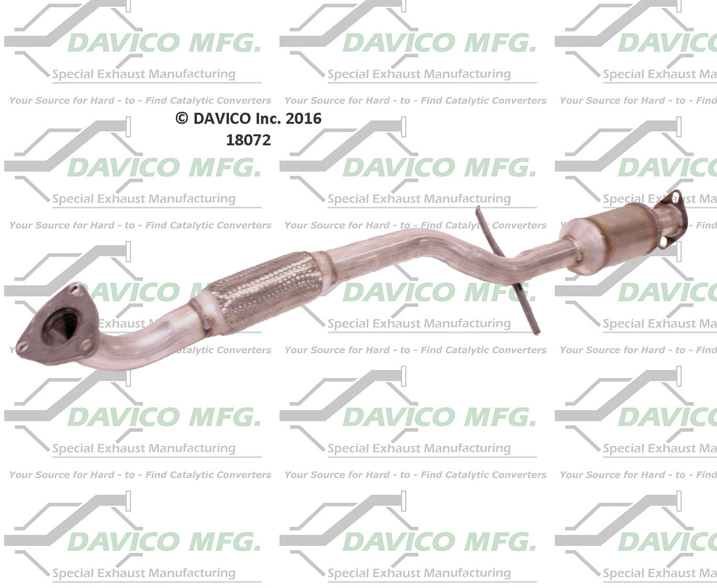 Davico Mfg Exact-Fit Catalytic Converter 18072