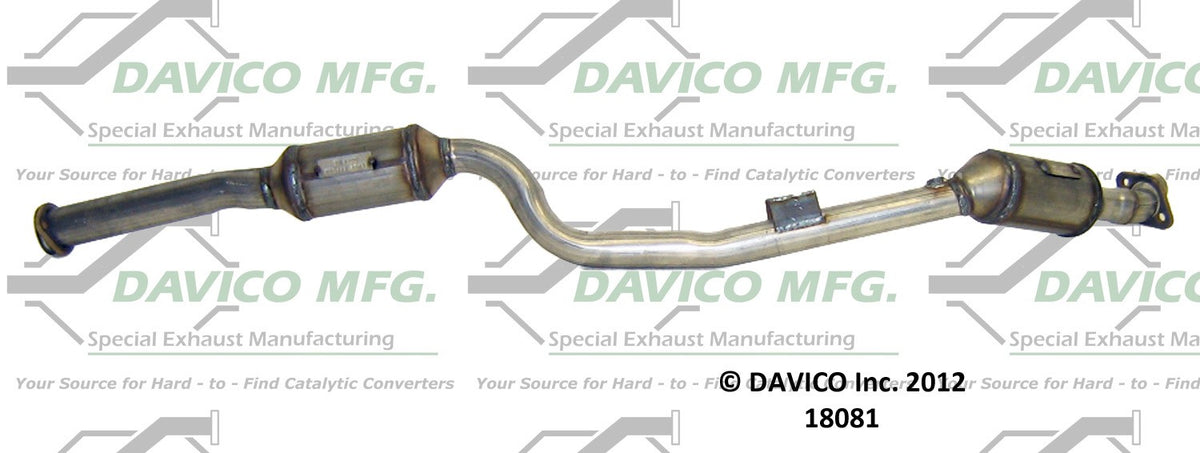 Davico Mfg Exact-Fit Catalytic Converter 18081