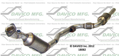 Davico Mfg Exact-Fit Catalytic Converter 18082