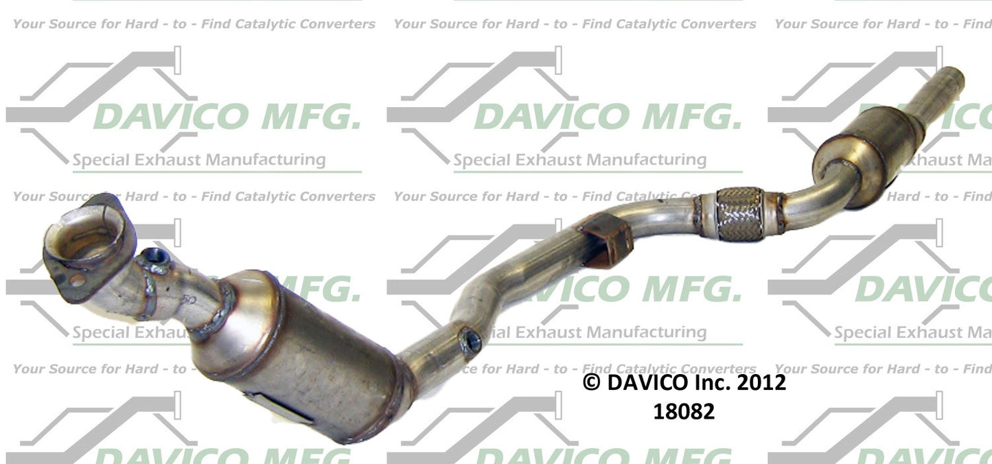 Davico Mfg Exact-Fit Catalytic Converter 18082