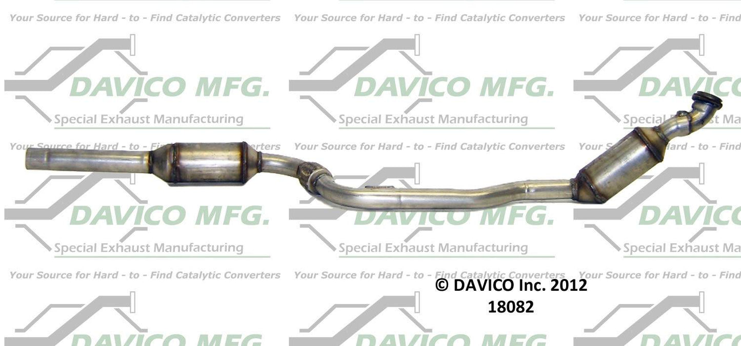 Davico Mfg Exact-Fit Catalytic Converter 18082
