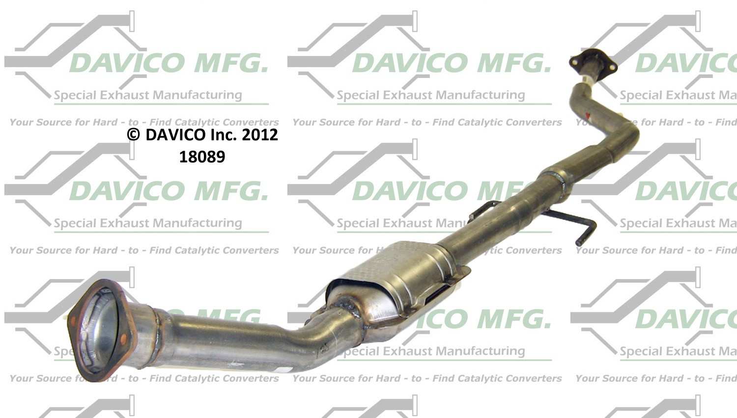 Davico Mfg Exact-Fit Catalytic Converter 18089