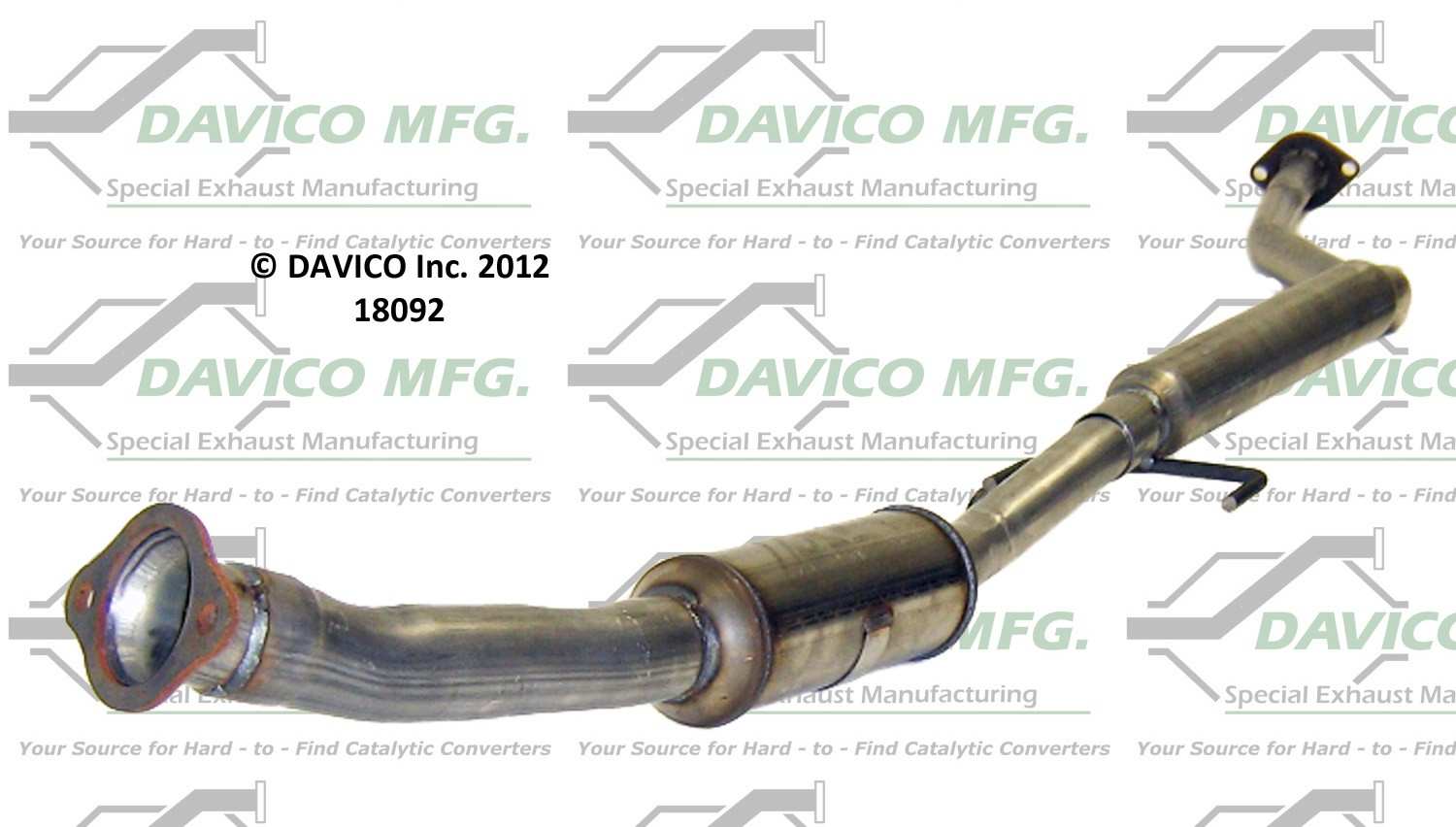 Davico Mfg Exact-Fit Catalytic Converter 18092