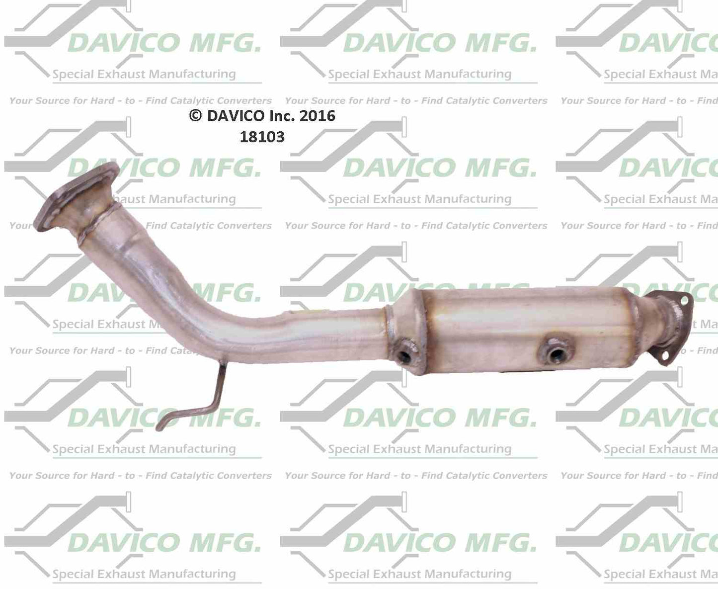 Davico Mfg Exact-Fit Catalytic Converter 18103