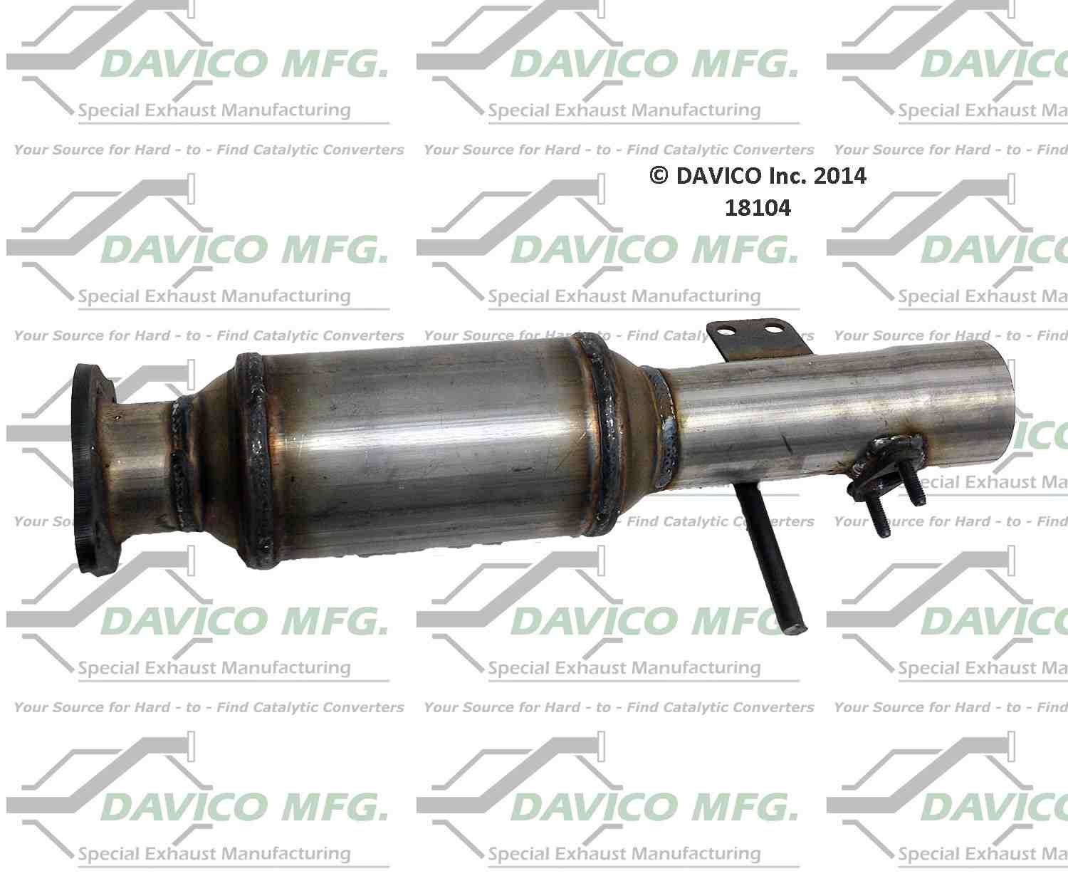 Davico Mfg Exact-Fit Catalytic Converter 18104