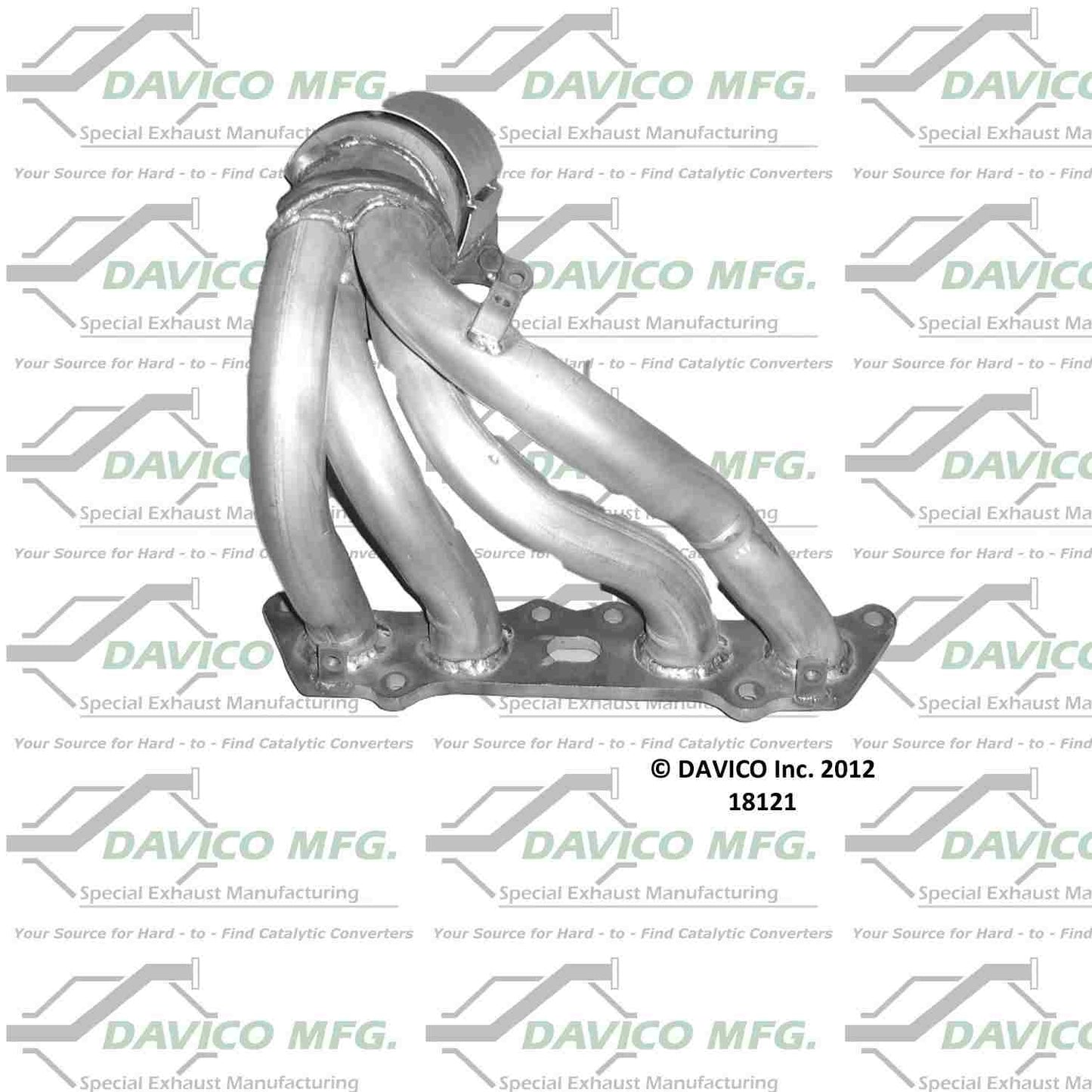 Davico Mfg Exact-Fit Catalytic Converter - Manifold 18121