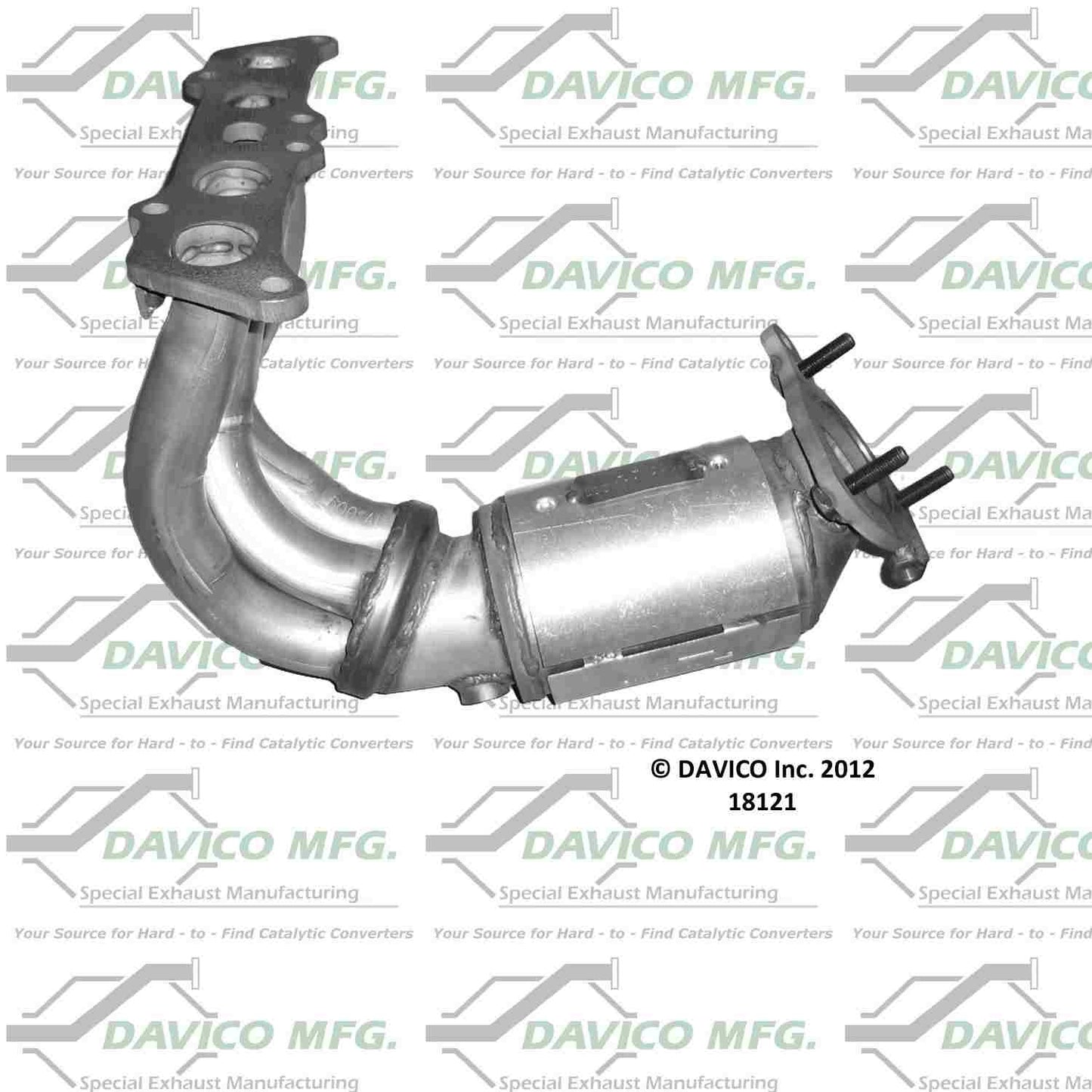 Davico Mfg Exact-Fit Catalytic Converter - Manifold 18121