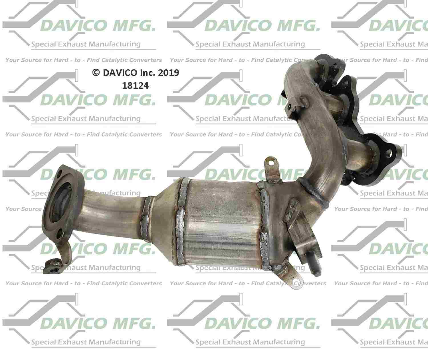 Davico Mfg Exact-Fit Catalytic Converter - Manifold 18124