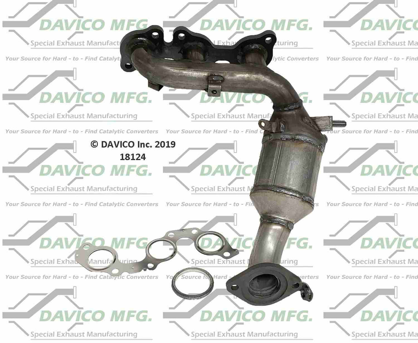 Davico Mfg Exact-Fit Catalytic Converter - Manifold 18124