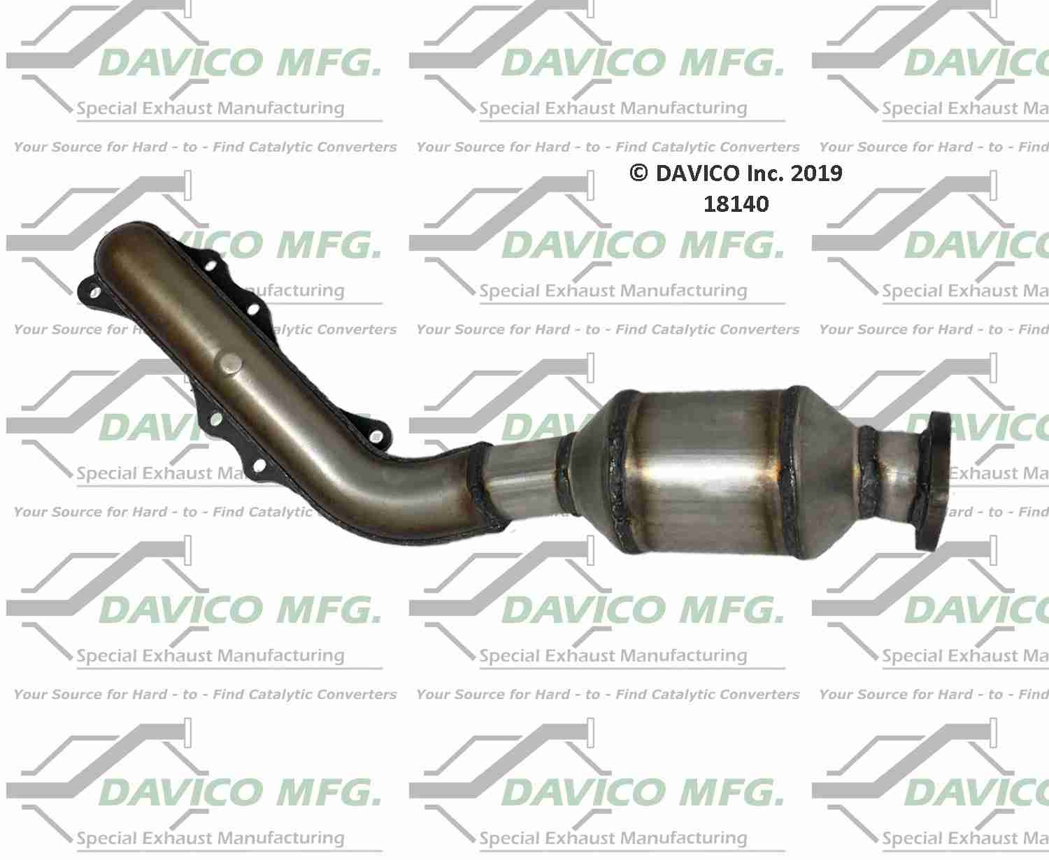 Davico Mfg Exact-Fit Catalytic Converter - Manifold 18140