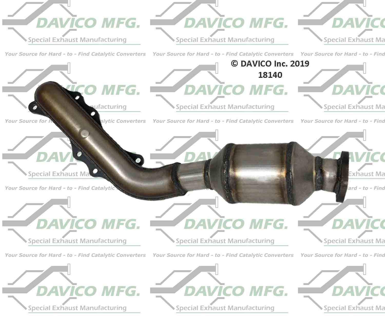 Davico Mfg Exact-Fit Catalytic Converter - Manifold 18140