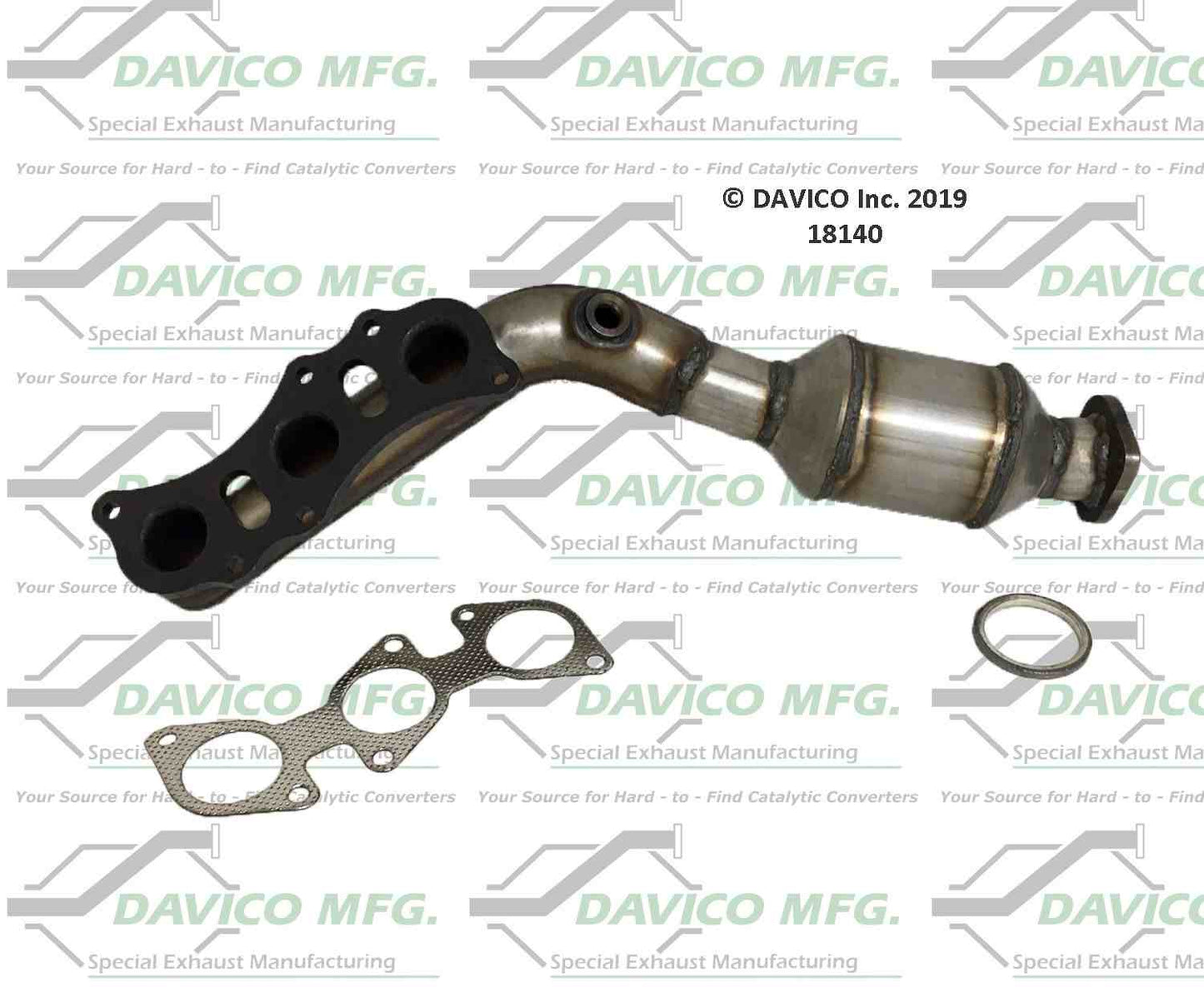 Davico Mfg Exact-Fit Catalytic Converter - Manifold 18140