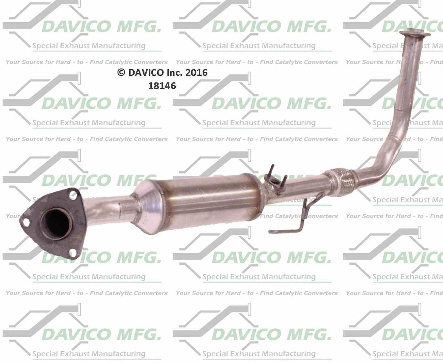 Davico Mfg Exact-Fit Catalytic Converter 18146